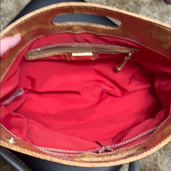 𝅺NINE West straw stripes purse - Picture 5 of 8